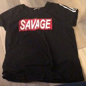 “Savage” tee